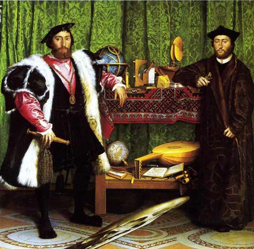 The ambassadors (1533) Hans Holbein