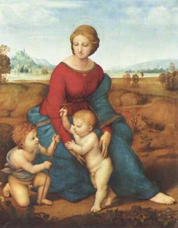 The Madonna of the Meadow (1505) Raphael 